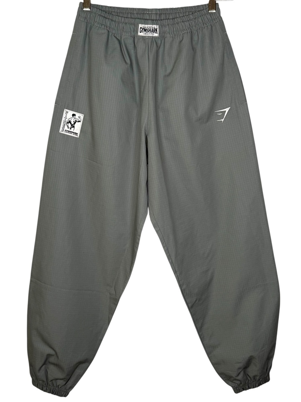 Gymshark Lifting Club Ripstop Oversized Jogger Pants Gray Size S NWOT